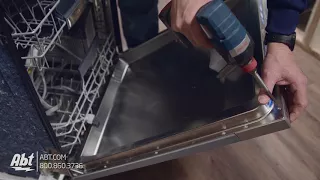 How To: Bosch Dishwasher Panel Installation