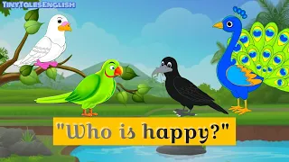 Who is happy | Animated Stories | English Cartoon | Moral Stories