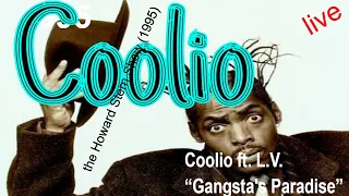 Coolio vs L.V. " Gangsta's Paradise " вживую на студии на Howard Stern Show 1995 это ГЕНИАЛЬНО🙏