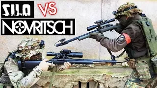 NOVRITSCH vs. SILO ENTERTAINMENT | 1v1 Airsoft Sniper Duel | Part #1