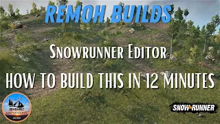 Snowrunner Editor - Build A Realistic Hill - How To  Tips and Tricks