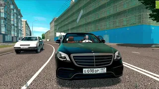 City Car Driving 4K - Mercedes AMG S63 Black Edition 6.2 Motor Game Play 2024! | GeForce RTX 3050!