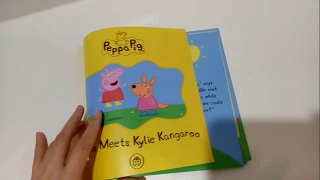 Reading Peppa Pig Book - Peppa Meets Kylie Kangaroo - Story Time Read Aloud