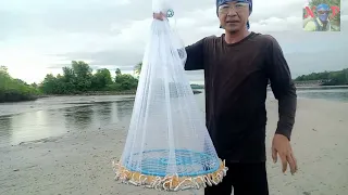 Menjala Di Sungai Menggunakan Jala Piring Terbang Buatan Thailand Dan Mencari Punpun