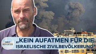 KRIEG IN ISRAEL: WELT-Reporter bringt sich im Supermarkt vor Hamas-Raketen in Sicherheit