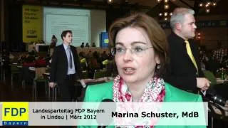 Interview Marina Schuster in Lindau 2012