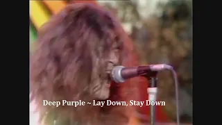 Deep Purple ~ Lay Down, Stay Down ~ 1974 ~ Live Video, At California Jam