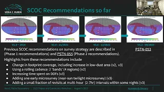 Wednesday Updates on Survey Strategy Optimization