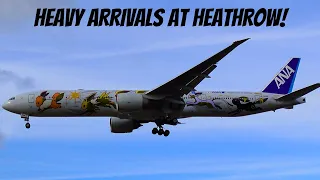 London Heathrow Airport Plane Spotting | 27L Heavy Arrivals