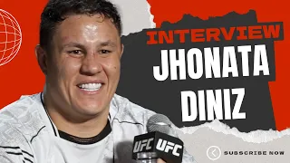 Jhonata Diniz breaks down talking about first UFC win