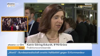 Wahl des 12. Bundespräsidenten: Katrin Göring-Eckardt im Interview am 12.02.2017