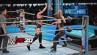 WWE 2K20- Dream Match #5- The Bella Twins Vs The Iiconics for The Tag Team Womens Championship