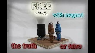 Free electricity on a magnet - Truth or lie