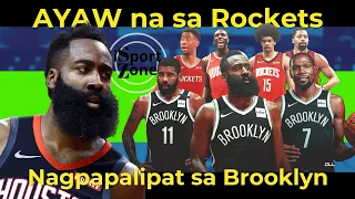 James Harden OPISYAL Nang Nagpapa Trade Na. Gusto Sumama kina Durant at Kyrie sa Brooklyn.