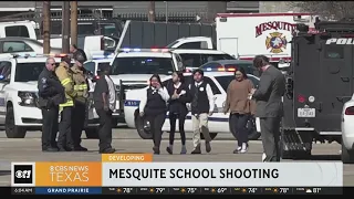 Students return to class 1 day after shooting at Mesquite school