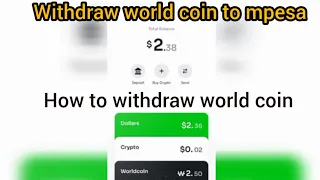 How To Withdraw World Coin To Mpesa with Proof Confirmation Message