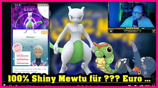 100% Shiny Mewtu für ??? Euro ... Alles Muss Raus !!! | Pokémon GO Deutsch # 2992