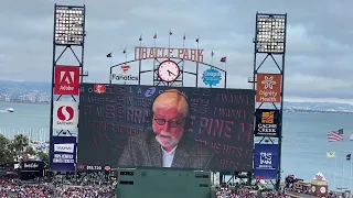 Kevin Mitchell’s Speech on Will Clark Retirement Ceremony at Oracle Park San Francisco 7/30/22