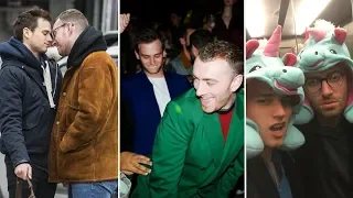 Sam Smith and  Brandon Flynn's Lovely Moments - 2018