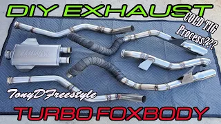 DIY Custom Stainless Foxbody Turbo Exhaust Cold Tig Welding Process