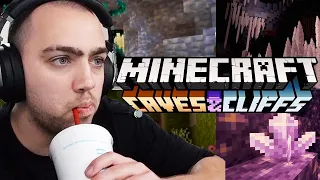 Mizkif Reacts to Minecraft 1.17 : The Caves & Cliffs Update | xisumavoid