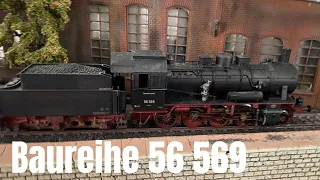Märklin H0 BR 56 569 mit Güterzug