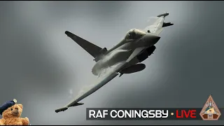 Live Show Manic Monday at RAF Coningsby Typhoon FGR4 inc Emergency Landing & Hurricane BBMF 03.04.23
