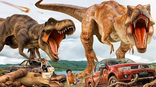 Must Watch New Special T-rex Attack 2024 | Lost In Dinosaur Jurassic World 4 | Dinosaur Hunting
