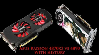 AMD ASUS Radeon HD 4870 X2 Vs AMD ASUS Radeon HD 4890 Review with history