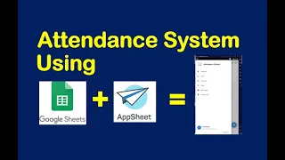 Attendance System using Google Sheets and #appsheet  #attendance system #googlesheet #teachers