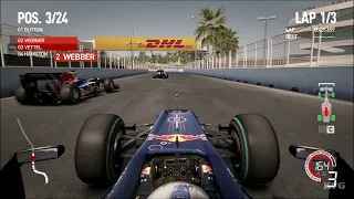 F1 2010 - Valencia Street Circuit - Valencia (European Grand Prix) - Gameplay (PC HD) [1080p60FPS]