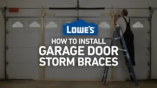 How To Install Garage Door Storm Braces | Severe Weather Guide