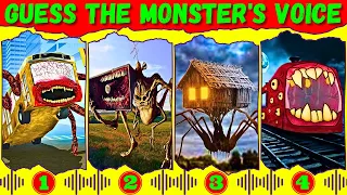 Guess Monster Voice Bus Eater, MegaHorn, Spider House Head, Train Eater Coffin Dance