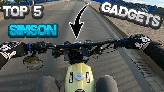 😍Ein MUSS für jede SIMSON | Meine TOP 5 Simson GADGETS | Motovlog #48