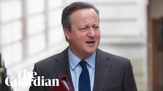 Foreign secretary David Cameron takes questions in Lords – watch live