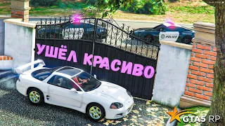 УСКОЛЬЗНУЛ ПО КРАСОТЕ ОТ КОПОВ, КОПЫ ВОРЫ В GTA 5 RP BURON !