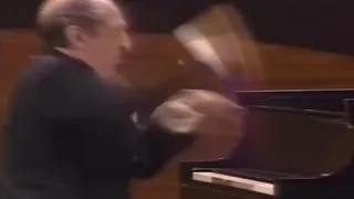 God of music Vladimir Horowitz destroys the world with his orchestral, cataclysmic sound.