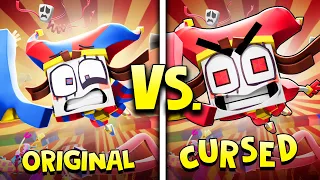 "Wacky World" Original VS. Cursed Version🎵 (The Amazing Digital Circus Music Video)