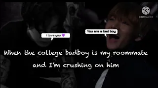 When the college bad boy is my roommate ||taekook ff oneshot ||