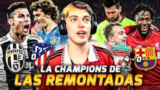 LA CHAMPIONS LEAGUE DE LAS REMONTADAS IMPOSIBLES (18/19) - INCREIBLE!