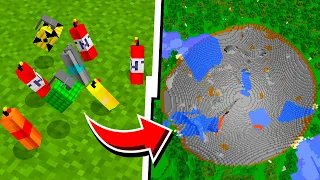 Essas DINAMITES são 1000000x MAIS FORTES que uma TNT NORMAL do MINECRAFT