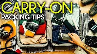 10 Little Known Travel Hacks for Flying Carry-on Only (Secret Packing Tips)