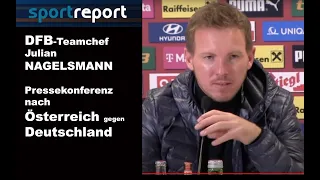 Julian Nagelsmann (DFB-Teamchef) - die PK nach der Niederlage gegen das ÖFB Nationalteam