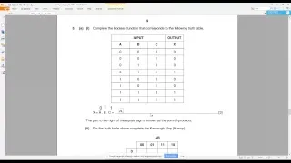 CIE A2 Computer Science 9608 | W15 P33 | Solved Past Paper