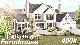 California Farmhouse NO LARGE PLOT Bloxburg Speedbuild #Trending #Bloxburg #Roblox