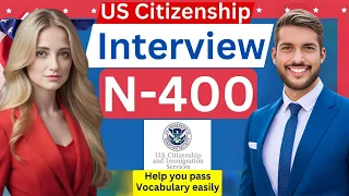 NEW! (Actual Case) US Citizenship Interview 2024 Questions & Answers Practice | N-400 Naturalization