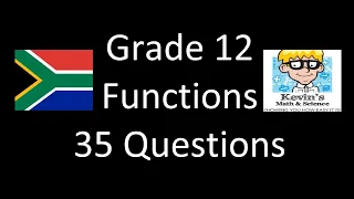 Functions and inverses grade 12: 35 Examples