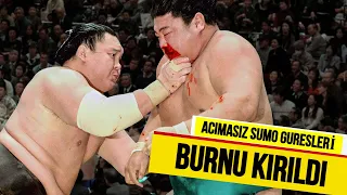 En Acımasız Sumo Güreşi Dövüşleri ve Nakavtlar | BURNU KIRILDI