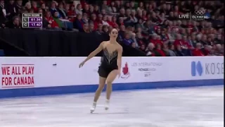 Kaetlyn Osmond - flutz (FS Skate Canada 2017)