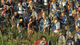Greeks team up with barbarians : 3v3 siges - Total War: Rome 2
